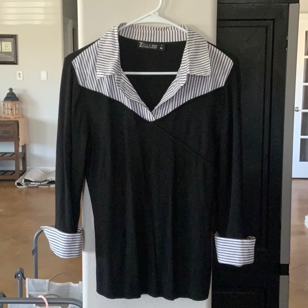 New York & Company sweater shirt, 3/4 sleeve